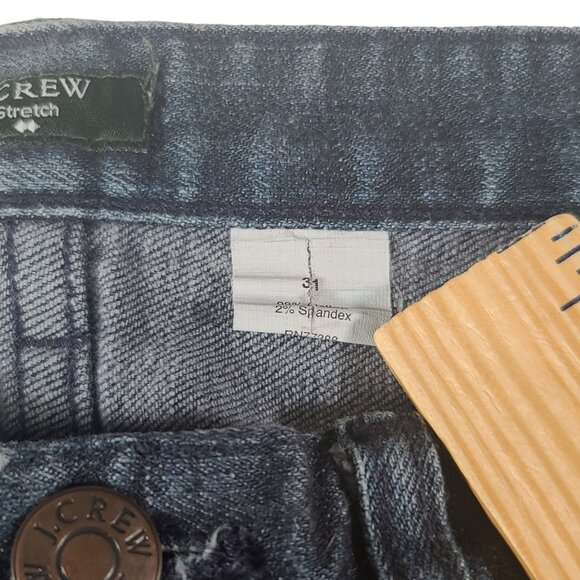 J. Crew Jeans Womens 31 34x31 Low Rise Toothpick Ankle Dark Wash Blue - Picture 4 of 14